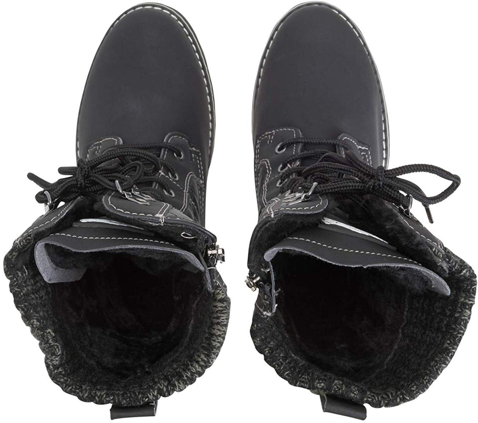 Botas de nieve para mujer, térmicas, impermeables, de caña alta.