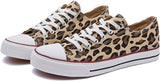 ZGR Zapatilla de lona para mujer, con cordones, color blanco y negro