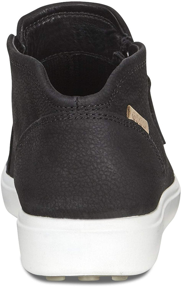 ECCO - Zapatilla para mujer con cremallera de corte bajo, suave 7