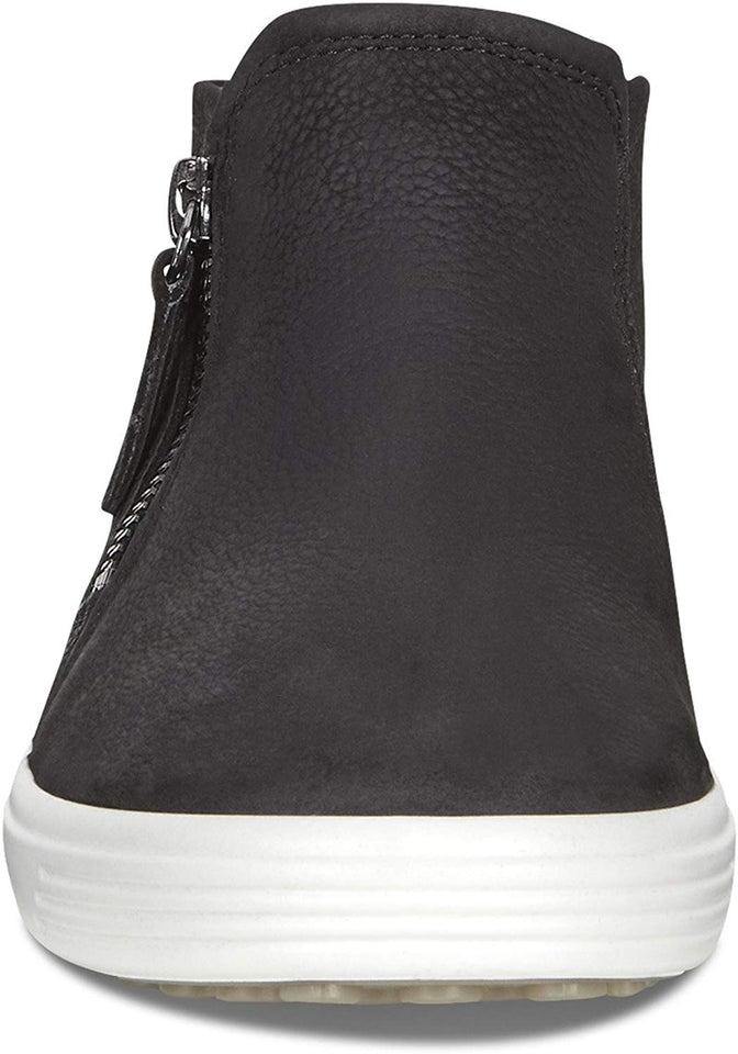 ECCO - Zapatilla para mujer con cremallera de corte bajo, suave 7