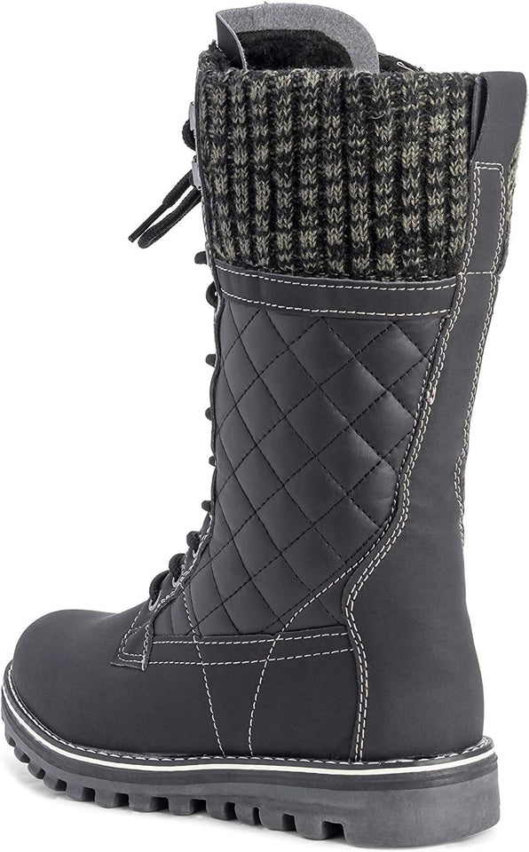 Botas de nieve para mujer, térmicas, impermeables, de caña alta.