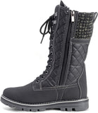 Botas de nieve para mujer, térmicas, impermeables, de caña alta.