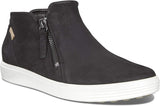ECCO - Zapatilla para mujer con cremallera de corte bajo, suave 7
