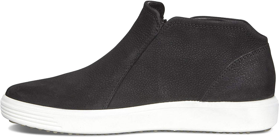 ECCO - Zapatilla para mujer con cremallera de corte bajo, suave 7