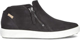 ECCO - Zapatilla para mujer con cremallera de corte bajo, suave 7